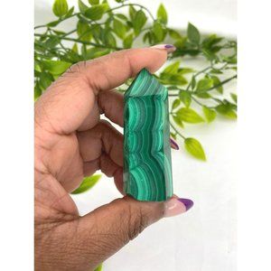 Malachite Tower - 2.5" High Quality Malachite - Malachite - AAA Malachite Tower